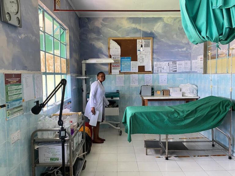 Sala de partos Tanzania
