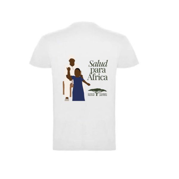 regalo solidario camiseta infantil detrás